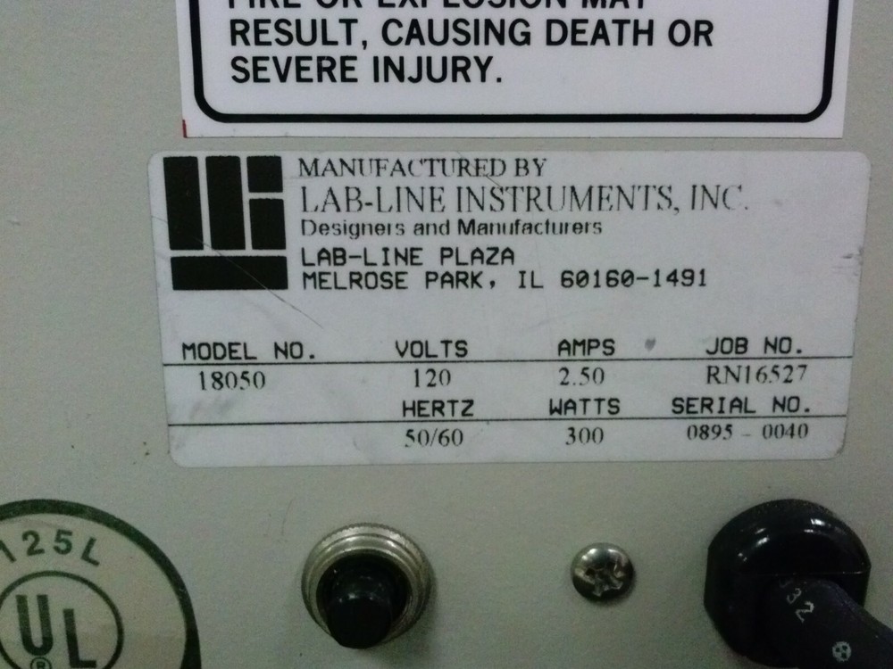 LAB-LINE Instruments 18050 AQUABATH Analog Utility Bath