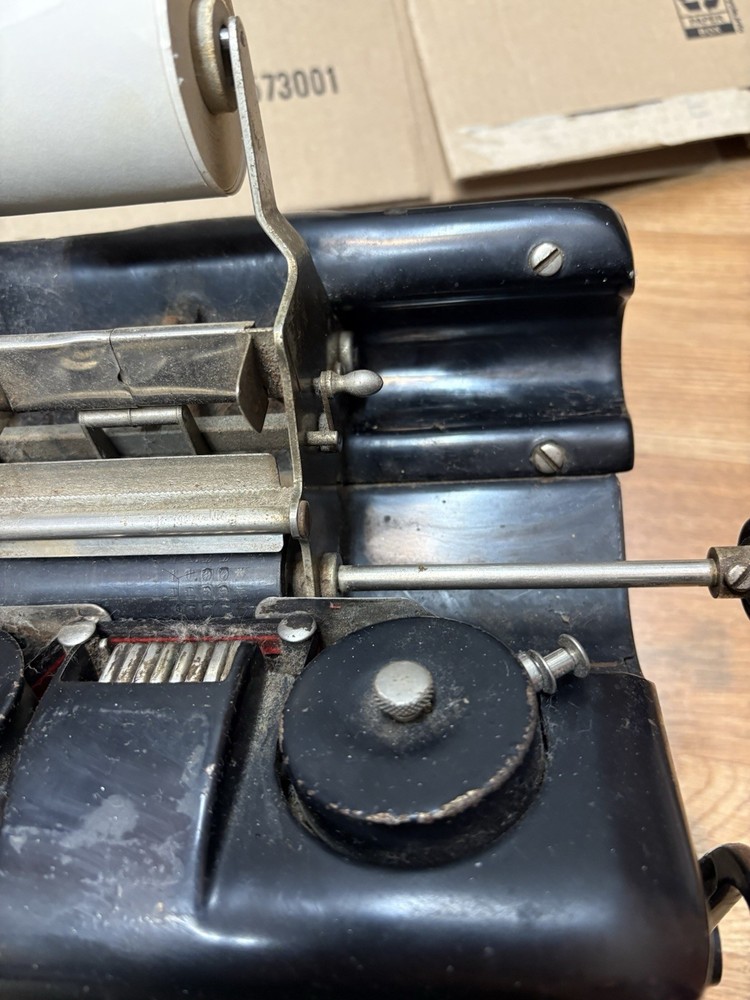 Antique Burroughs Adding Machine. Untested. Sold As Is. For Parts Only