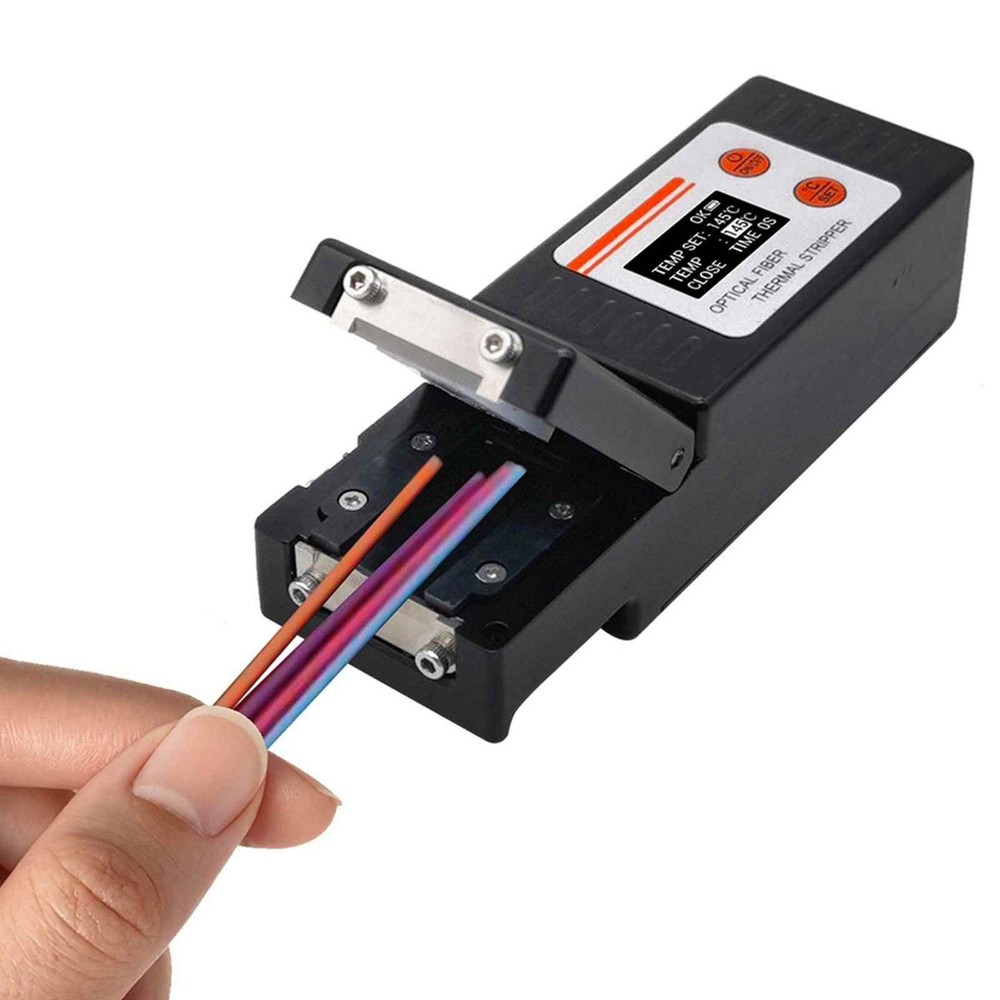Fiber Optic Thermal Stripper Adjustable Temperature Automatic Optical Fiber NEW