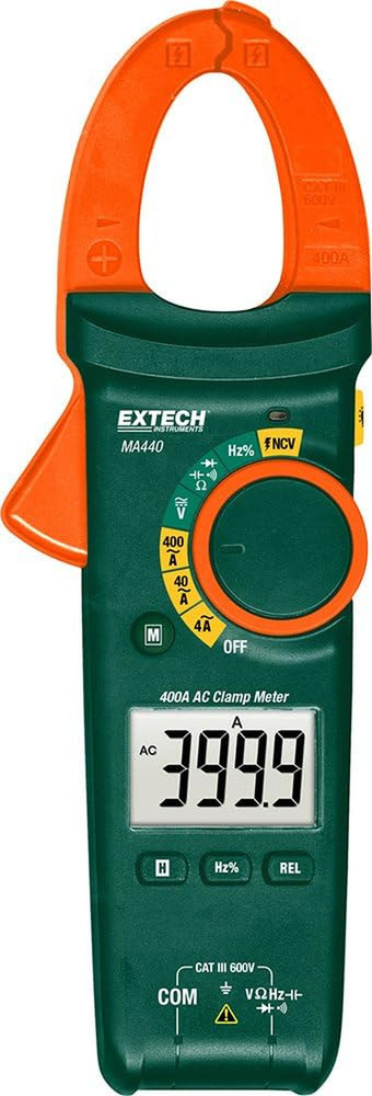 MA440 400A AC Clamp Meter - True RMS, Non-Contact Voltage, Compact Multimeter
