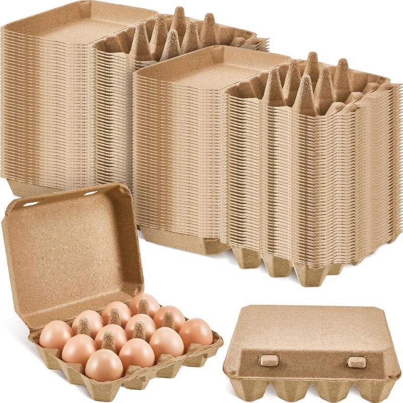100 Pcs Egg Cartons Bulk 3x4 Style Egg Storage Containers Holder
