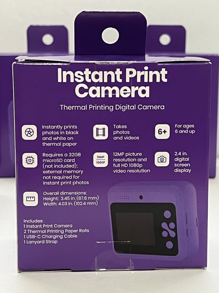 Instant Print Camera Thermal Printing Digital Camera New