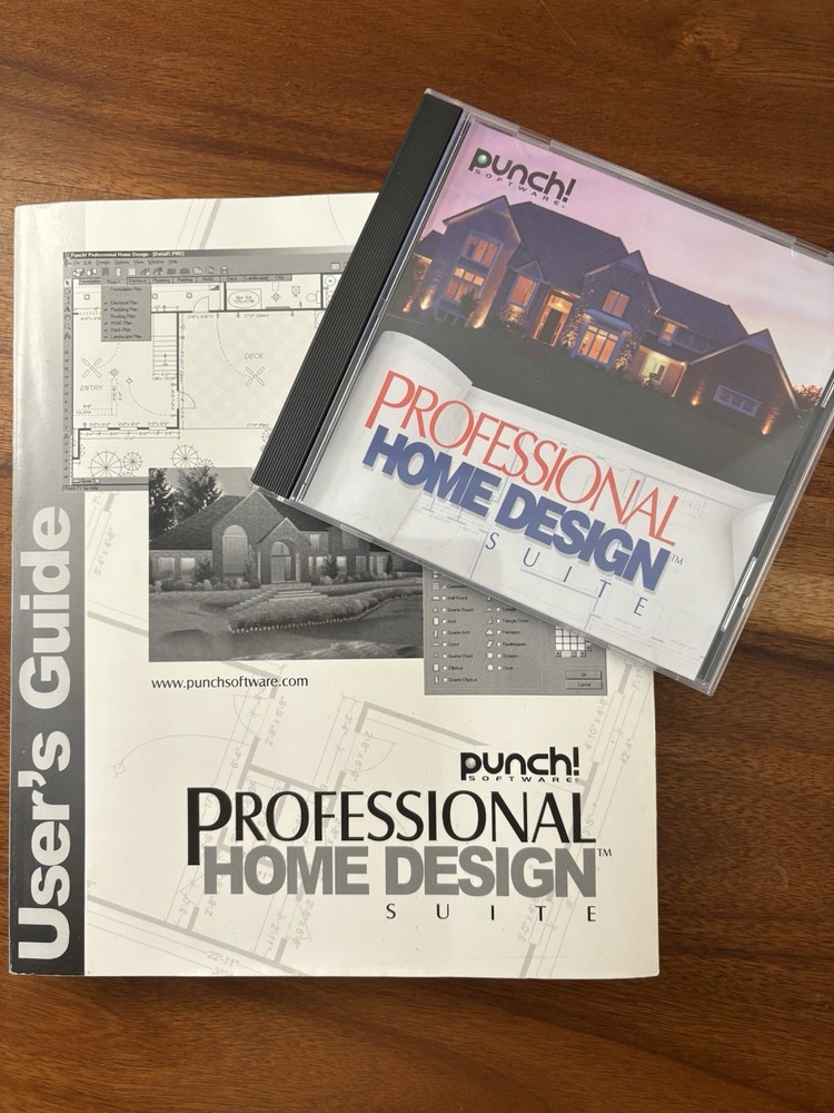 PUNCH! Professional Home Design Suite User's Guide & CD 2000 / 2001