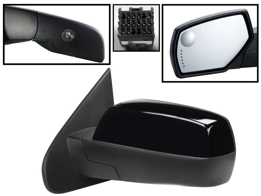 Mirror for 2014-2018 SILVERADO SIERRA Power Folding Memory Puddle Driver Side