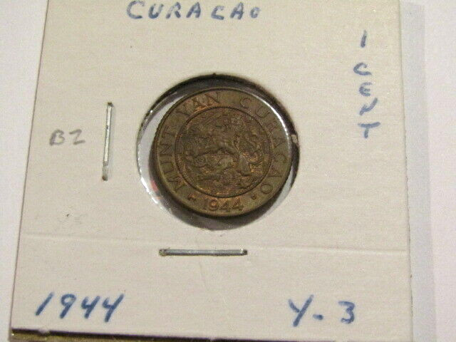 Curacao Netherlands 1944 1 Cent Coin