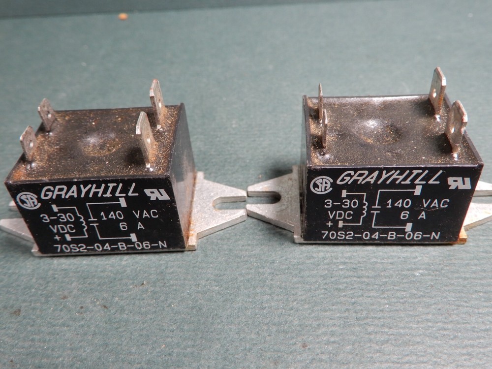 Theta-J Sigma Grayhill Solid State Relays Used Untested 70S2-04-B-06-N Plus!