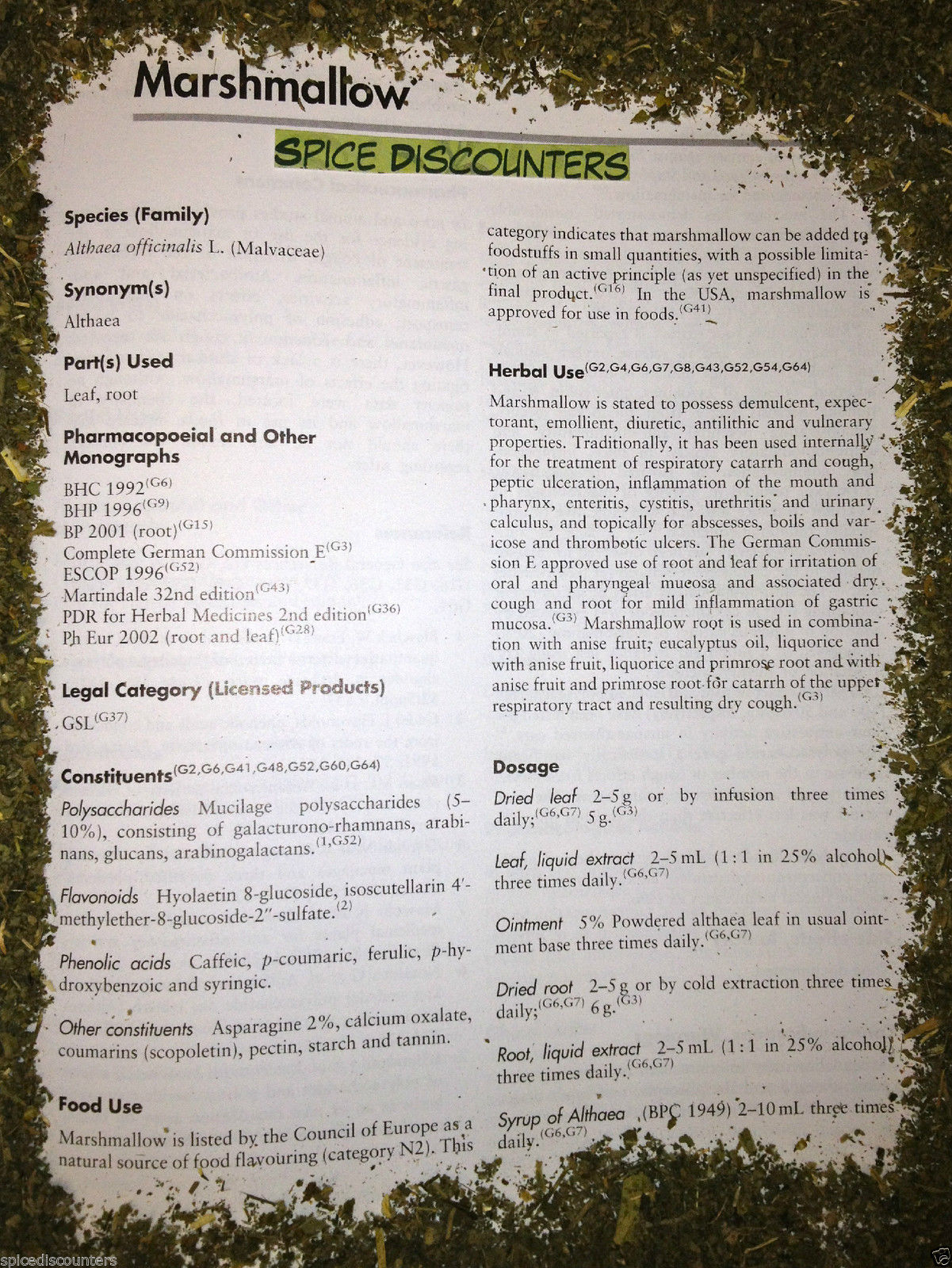 wholesale MARSHMALLOW Leaf 1 2 3 4 5 10 lbs pounds High QUALITY ORGANIC HERB