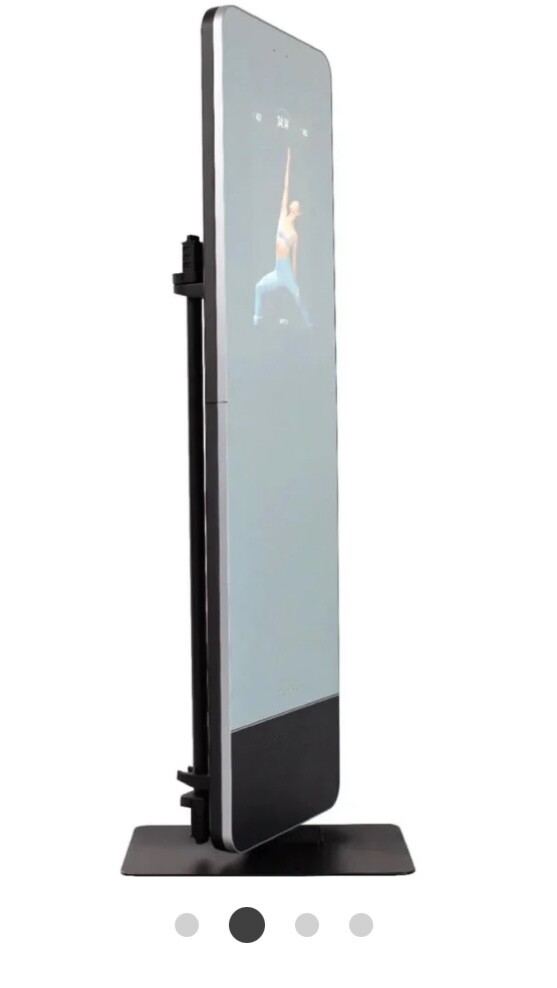 ProForm Vue Interactive Workout Mirror new condition with bar, weights, mat 