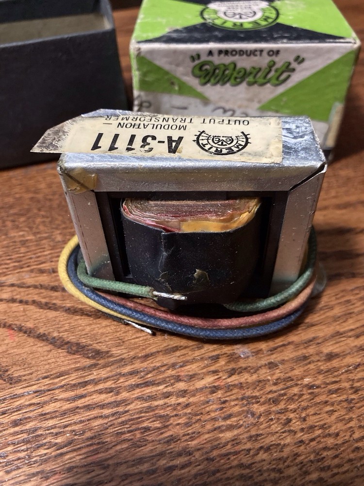 Merit A-3111 Modulation-Output Transformer NOS