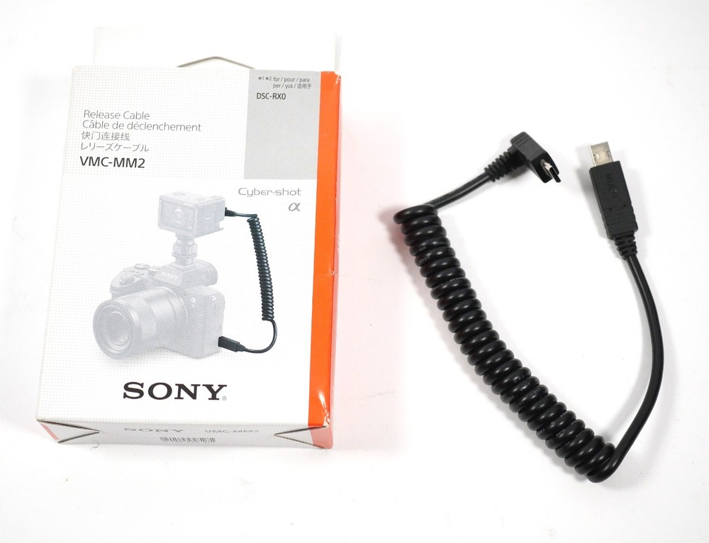 Sony VMC-MM2 Multiport Coiled Release Cable Dual Camera Sync for 3D Stereo Photo