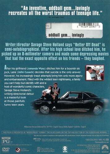 Better Off Dead [New DVD]