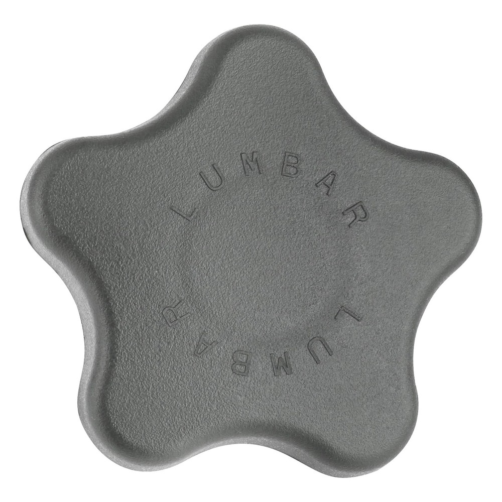 Seat Lumbar Support Knob Adjust Handle Front Lumar Knob, Gray