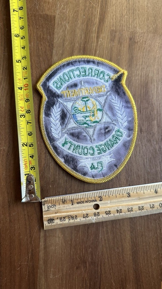 Orange County Florida Corrections Department Shoulder Badge Patch