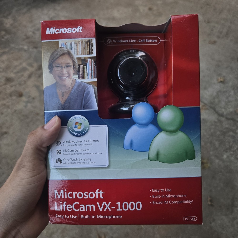 Microsoft LifeCam VX-1000 Black Webcam