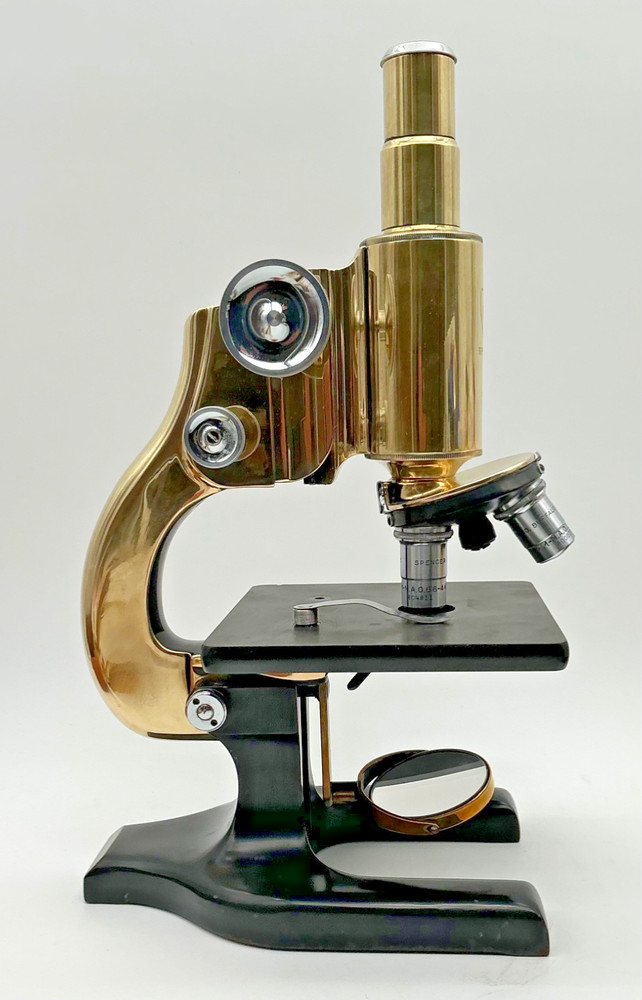 Collectible 1930's Spencer Brass Microscope