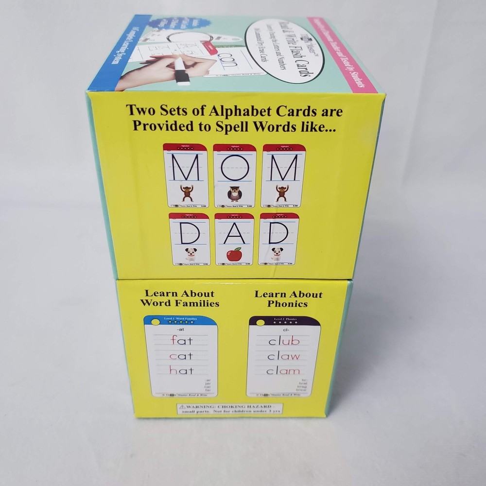 Think2Master Read & Write Flash Card Complete Learning System 186 Cards, 5 rings