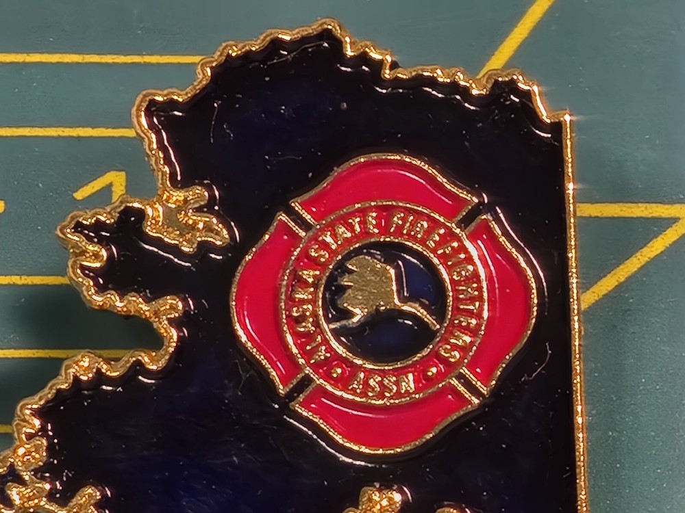ALASKA STATE FIREFIGHTERS ASSOCIATION LAPEL PIN