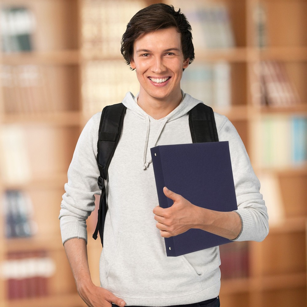 3 Ring Binder, 2 Pcs A5 Size Flexible Round Binder, Red