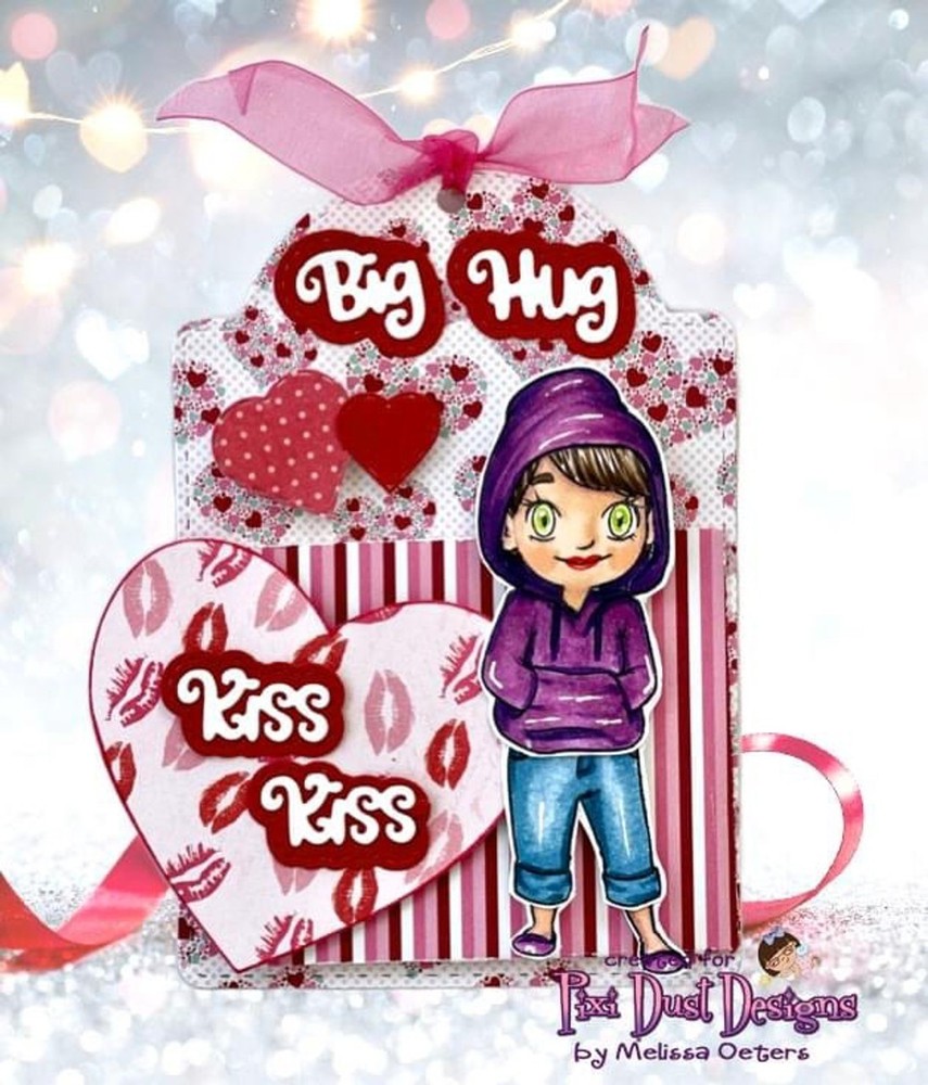 Pixi Dust Designs Die - Valentine Sentiments