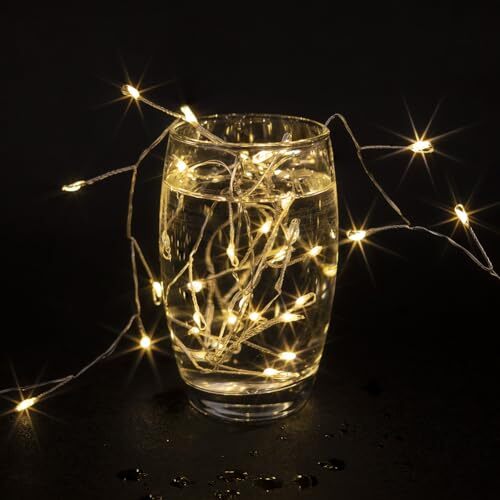 Fairy Lights Plug in 500LED Firecracker String Lights 50FT Warm White