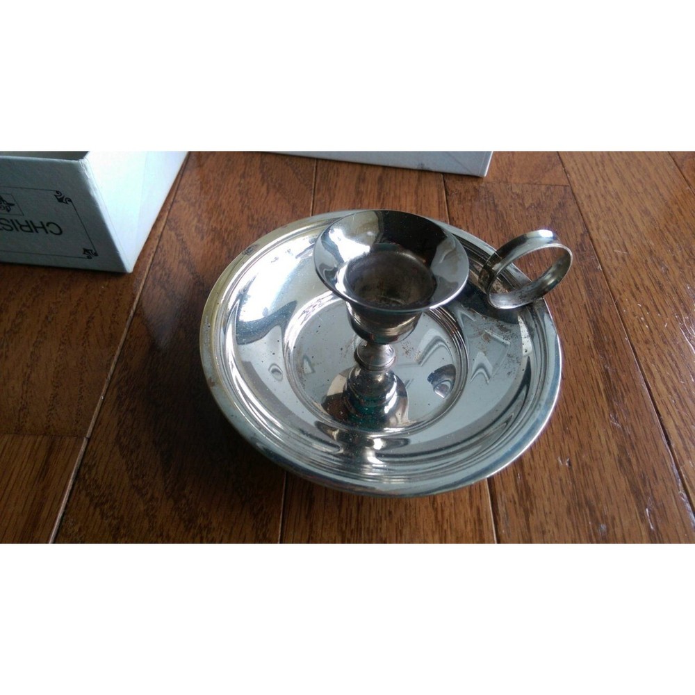 International Silver Company Christmas Chamberstick #915/3