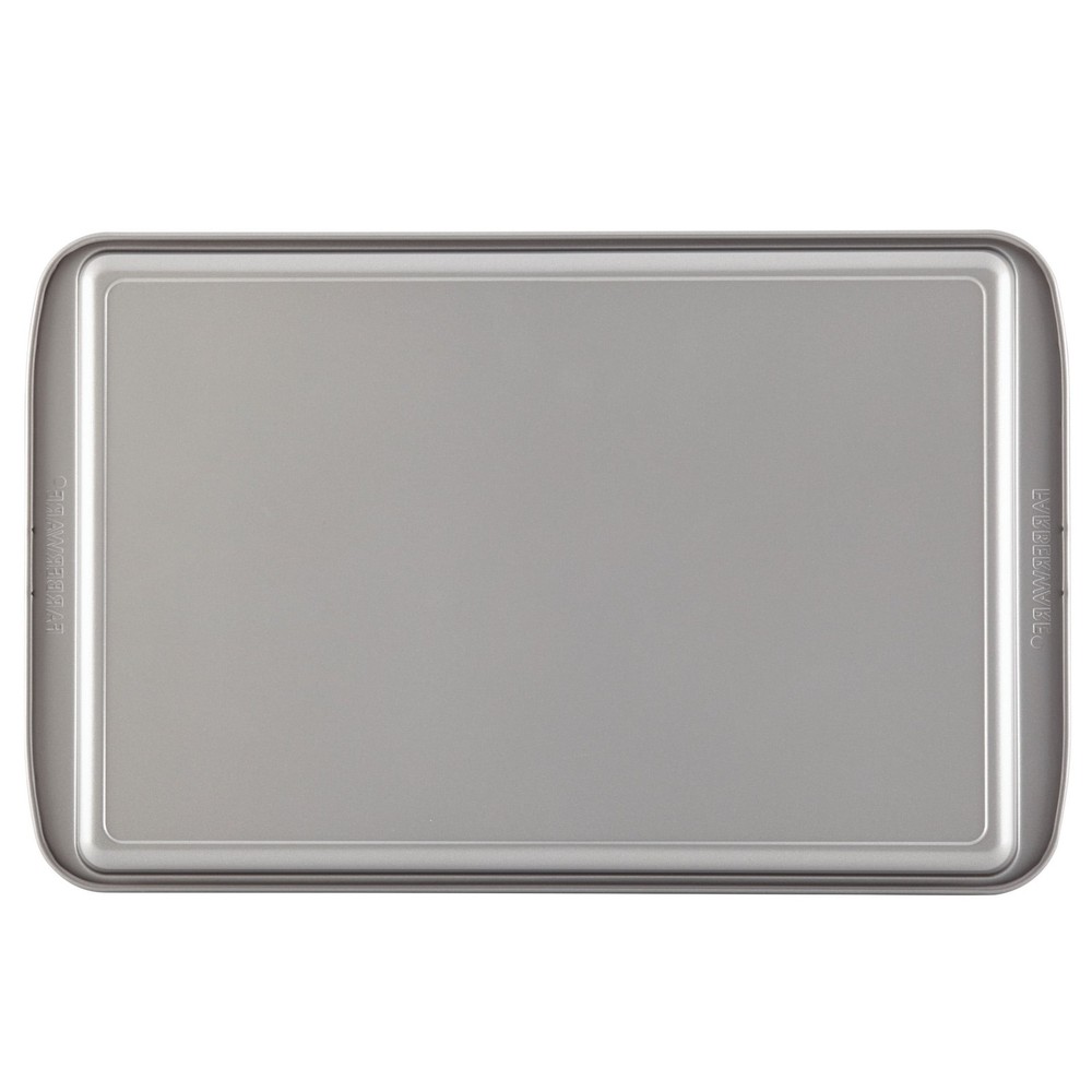 Farberware Nonstick Bakeware Cookie Pan and Cake Pan Set, 4-Piece, Gray