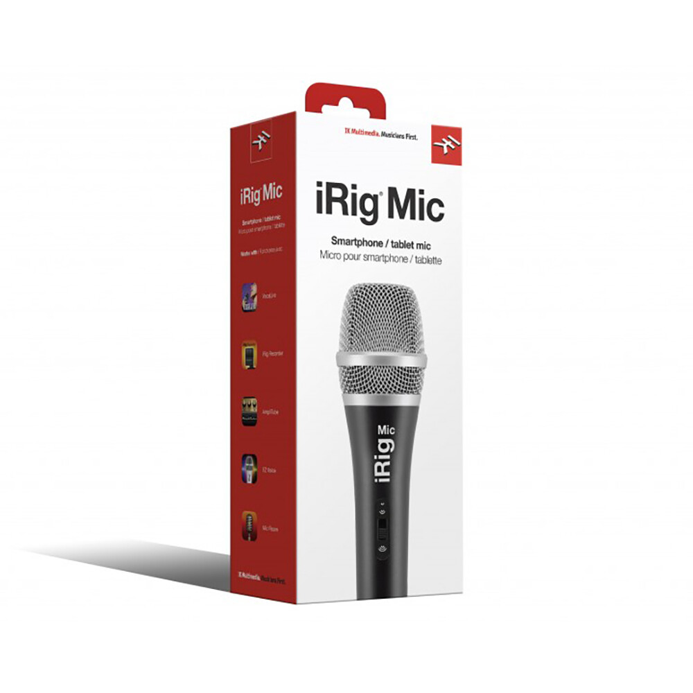 IK Multimedia iRig Mic Handheld Microphone for iPhone iPod touch, iPad & Android