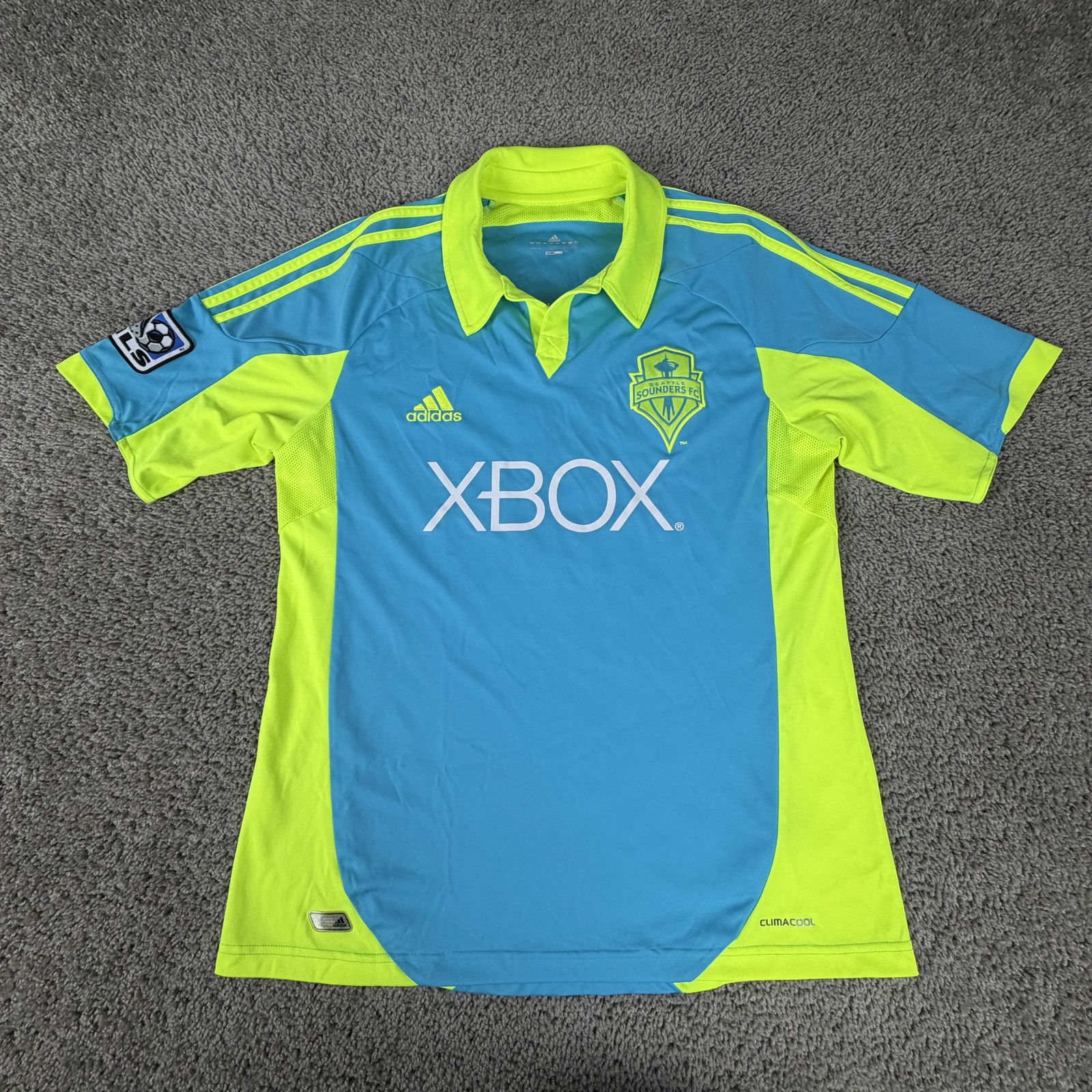 Seattle Sounders FC Jersey Mens Large 2012/2013 Clint Dempsey #2 Adidas