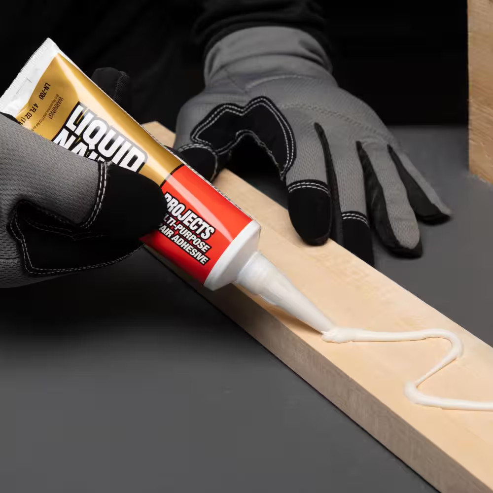 4 Oz. White Latex Glue for Small Projects and Repairs