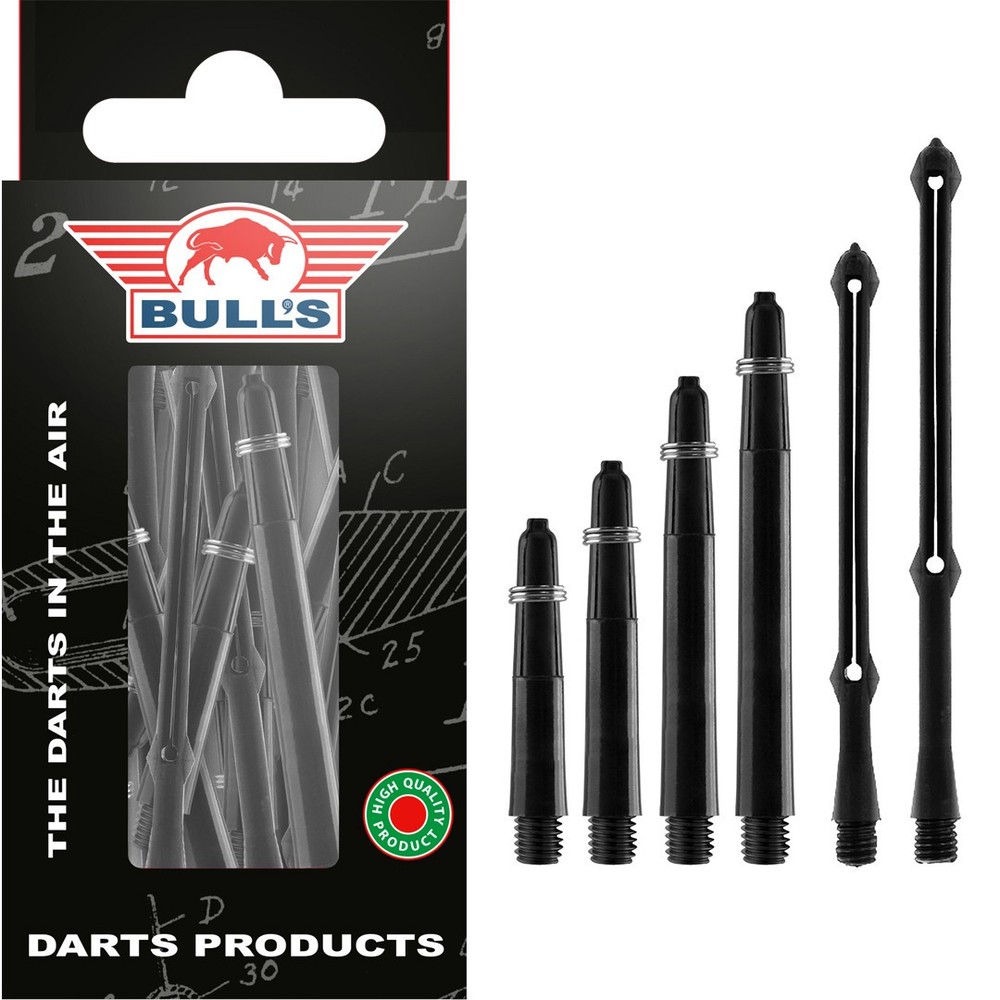 Bull's Darts Shaft Testkit Black