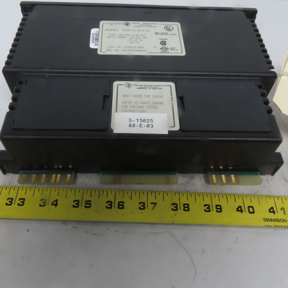 Texas Instrument Model 500-2151 Power Supply Module