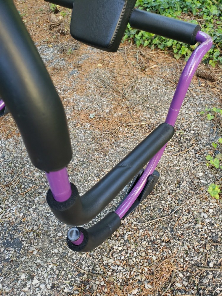 Original Purple Ab Roller Plus Crunch Rocker For Abdominal Exercise Stabilizer