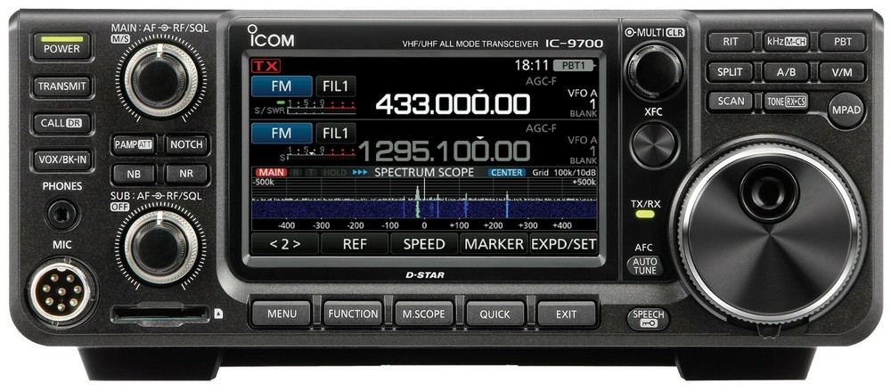 Icom IC-9700 VHF/UHF/1.2GHz D-STAR Base Station Transceiver