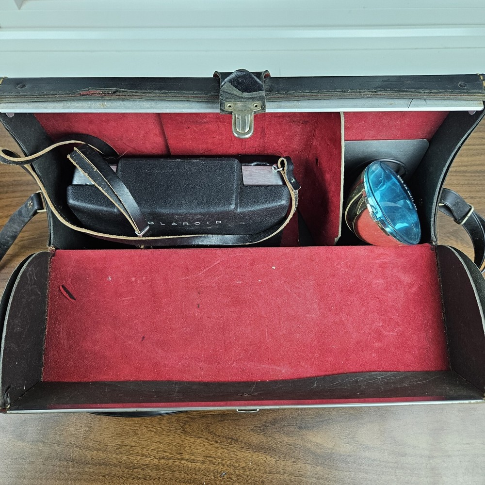 🔥 Vintage Polaroid Automatic 250 Land Camera With Case 🔥