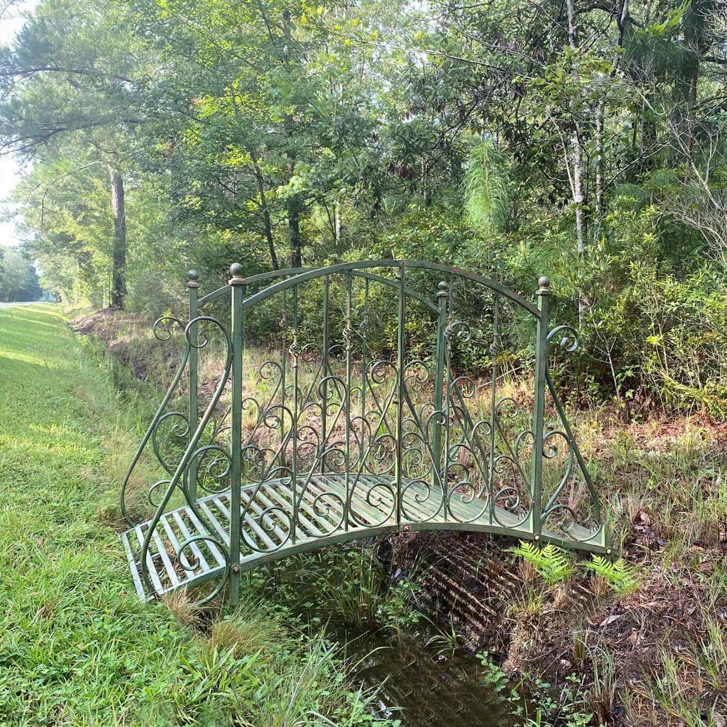 5 ft Steel Garden Bridge