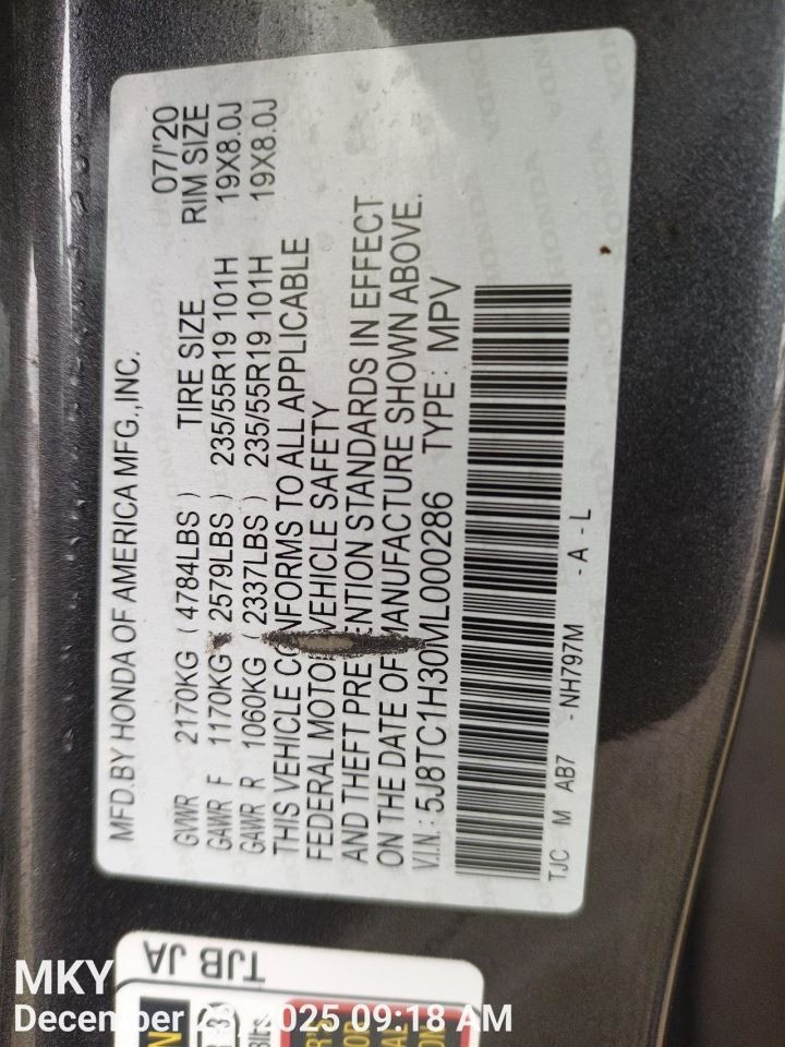 DISPLAY SCREEN OEM 19-21 ACURA RDX 1YR WRNTY