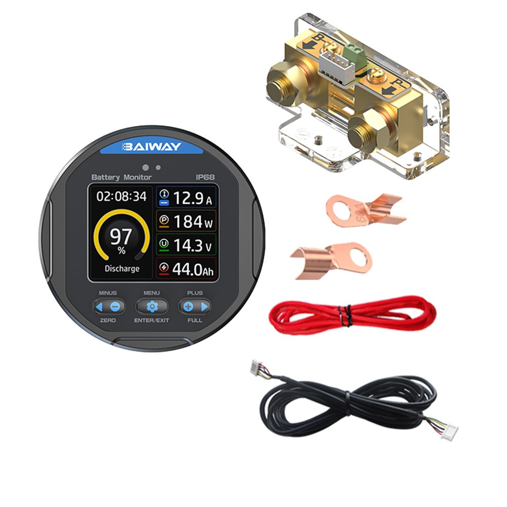 IP68 Waterproof Panel Meter DC 100V 350A Charge Discharge Test Voltage Indicator
