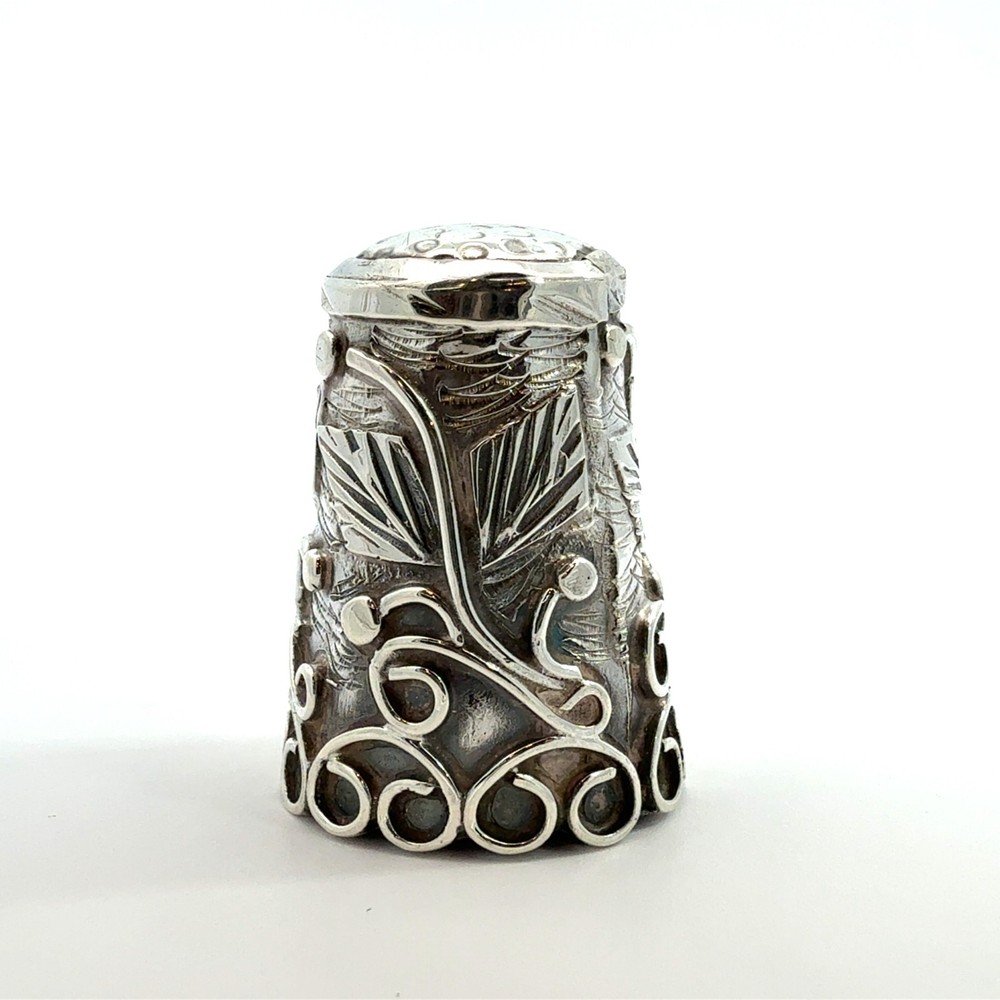 Mexico 925 Sterling Silver Thimble Size 8