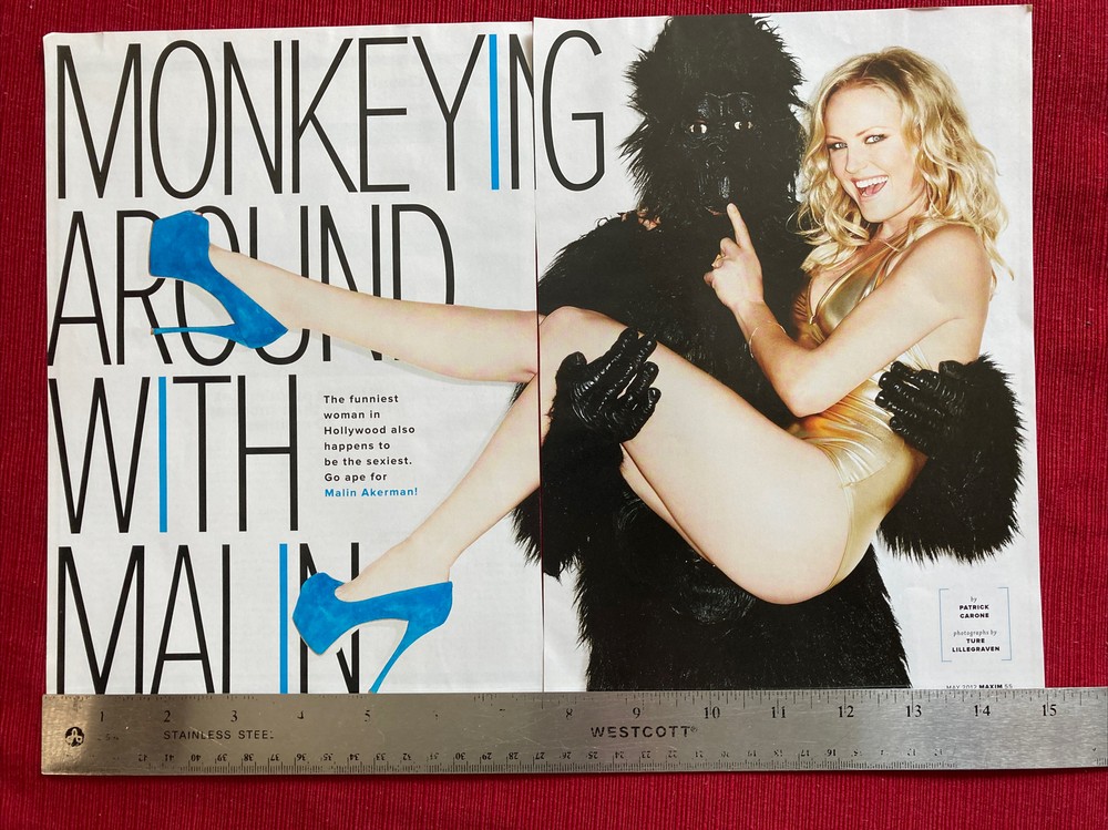Actor Malin Akerman 9-page 2012 Print Article - Great To Frame!