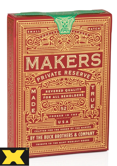 Makers, Private Reserve - Red Playing Cards by Dan & Dave