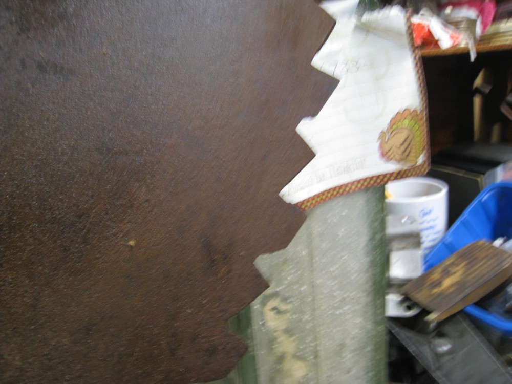 Large Sawmill Buzz Saw Blade 24" Diameter Solid Sawblade LUMBER