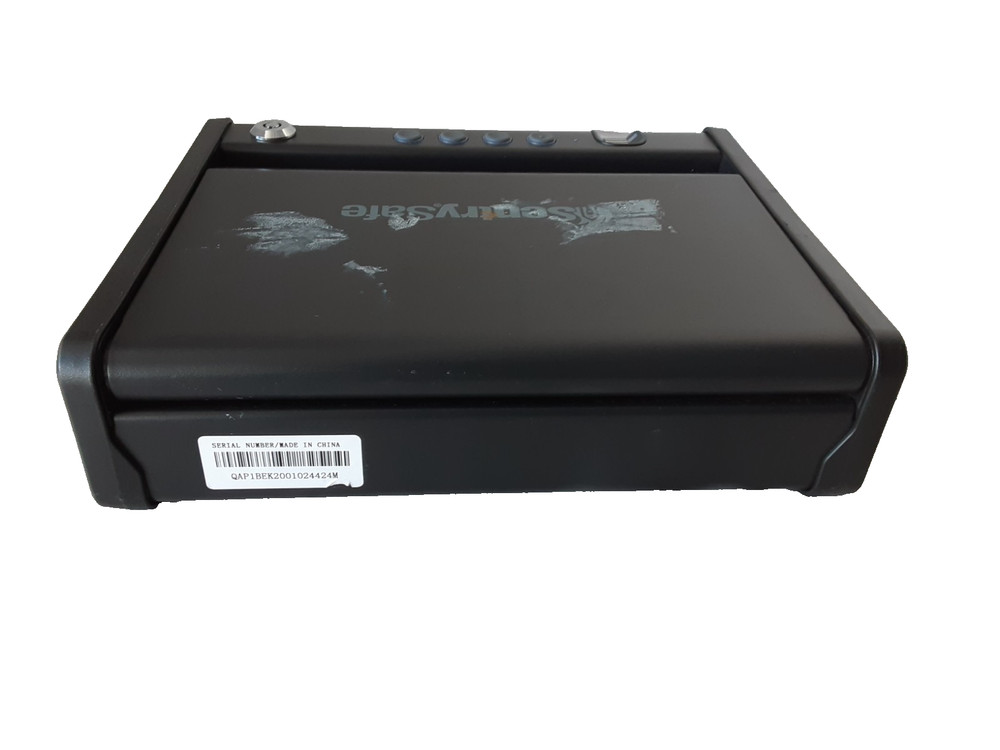 SentrySafe QAP1BE 0.08 cu. ft. Quick Access Biometric Pistol Safe - UNTESTED