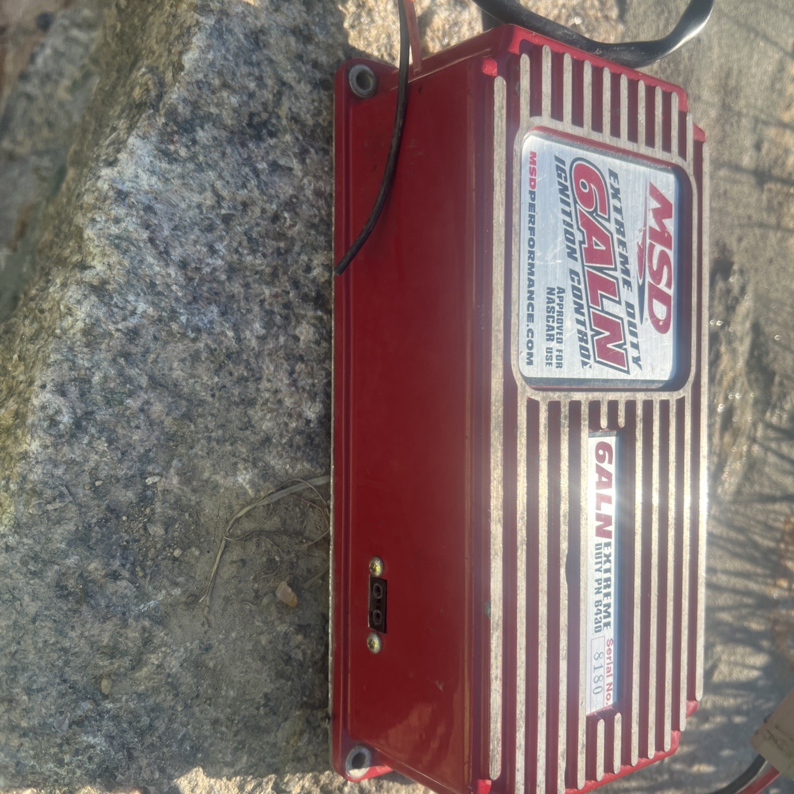 MSD 6ALN Ignition Box #6420 NASCAR Box with Built-In 8200 RPM Rev Limiter Chip