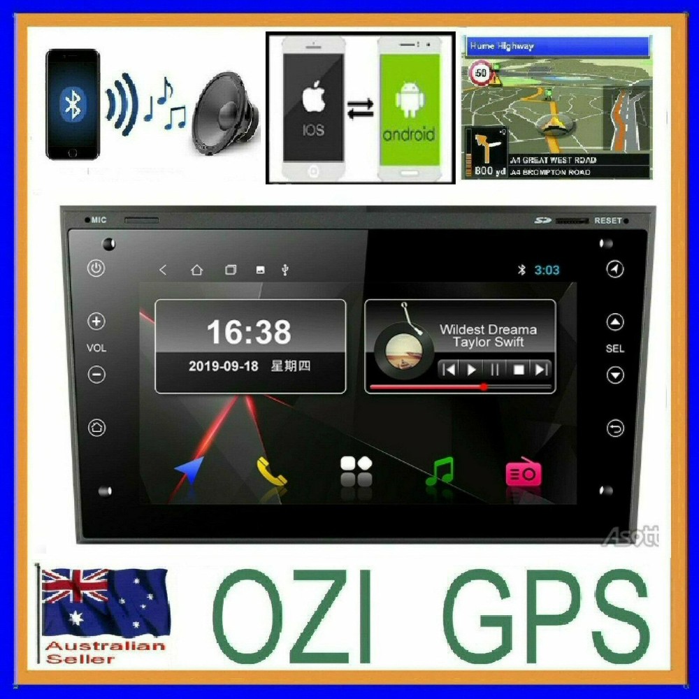 HOLDEN CAPTIVA 2007-2008 GPS BLUETOOTH APPLE CARPLAY ANDROID AUTO +CAMERA