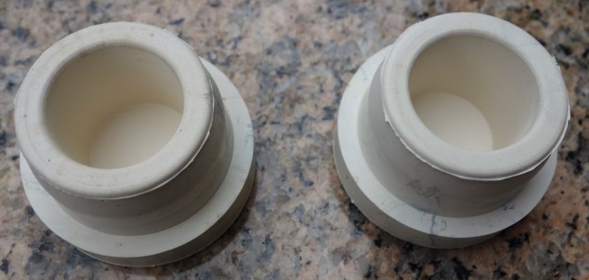 Inground Swimming Pool Male Ladder Rubber Bumpers Universal Set Of 2