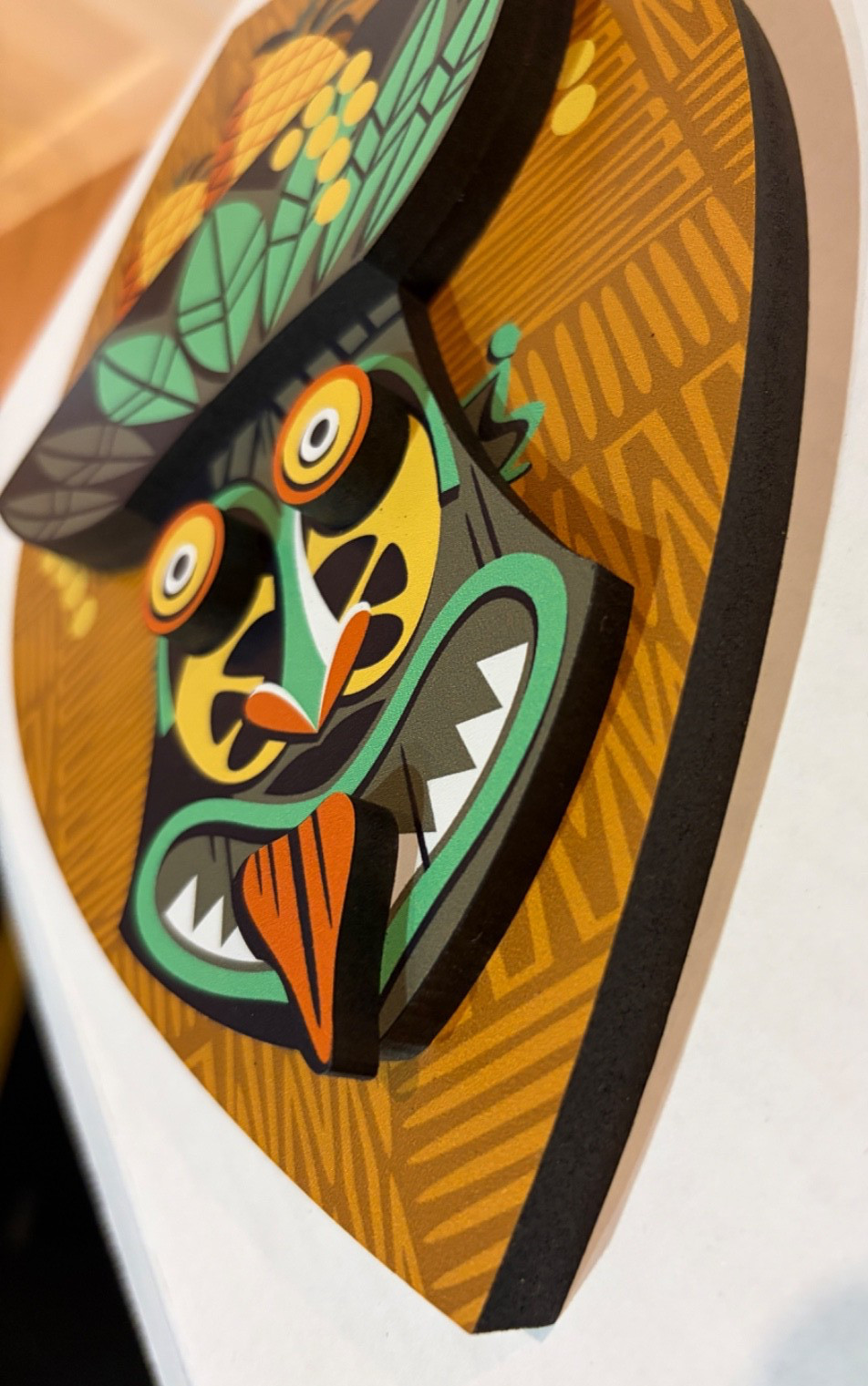 NEW 2023 The Shag Store Tiki Week The Fruit Fanatic Tiki Mask 6x9 LE /100