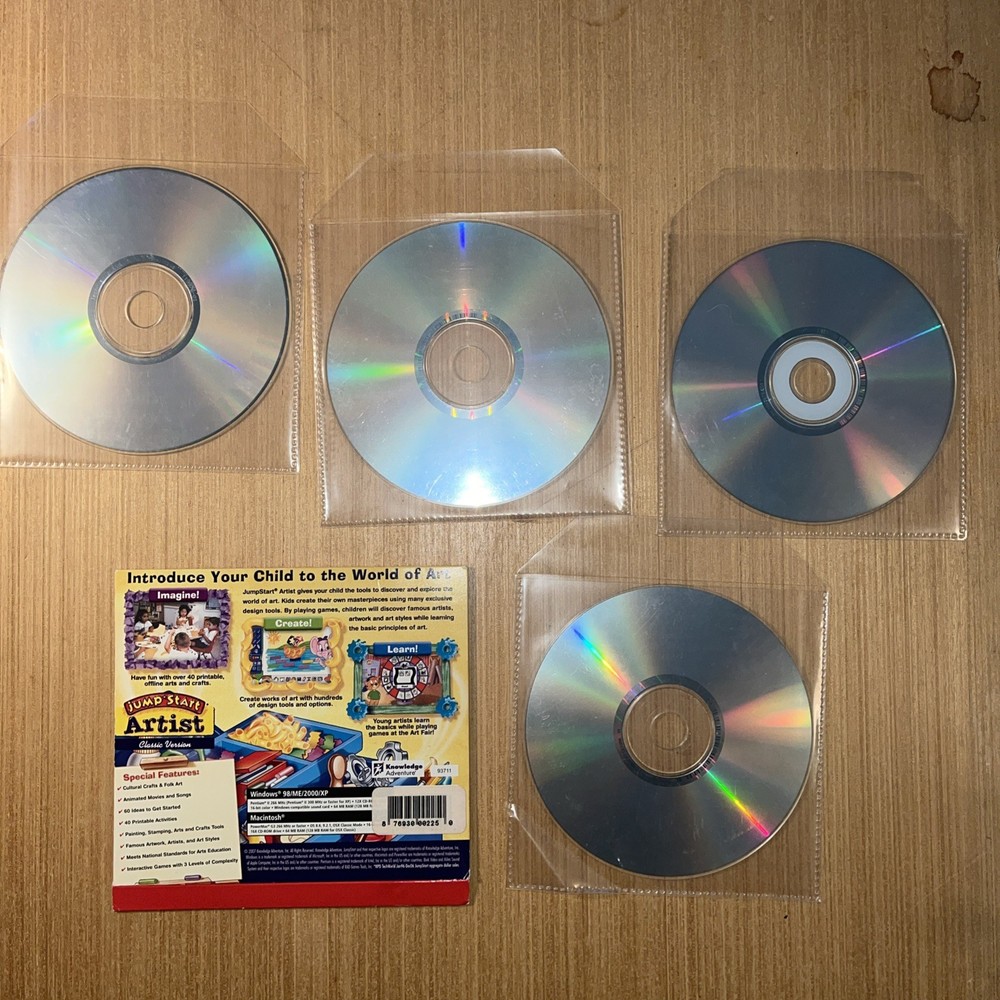 Putt-Putt,2 Jump Start,Math Blaster,etc. (Mac/Windows CD Rom)&more!!Look!