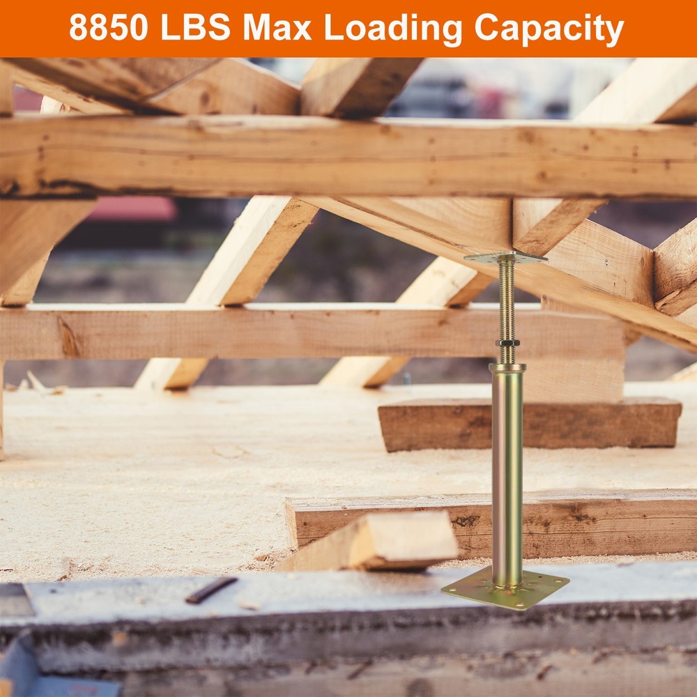 4Pack House Floor Jacks Post Pole for Leveling Adjustable Lift Support Jack Post