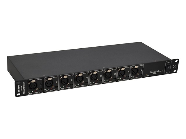 8-way splitter 1:8 split 3/5pin DMX RDM signal transfer for controller console