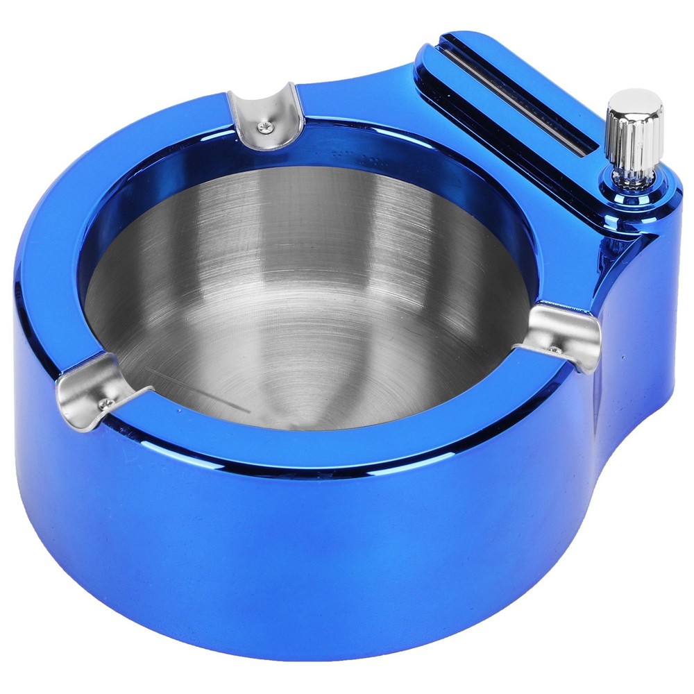 Stainless Steel Ashtray With Lighter Function For Home Use Excellent